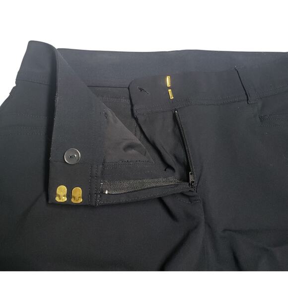 JM Collection Black Pants Sz 12P Curvy Straight Leg Tummy Control Careerwear - Picture 3 of 10